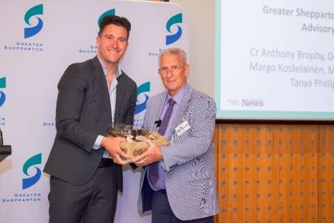 Mayor, Councillor Shane Sali, with Don Kilgour OAM, hosting as Master of Ceremonies.