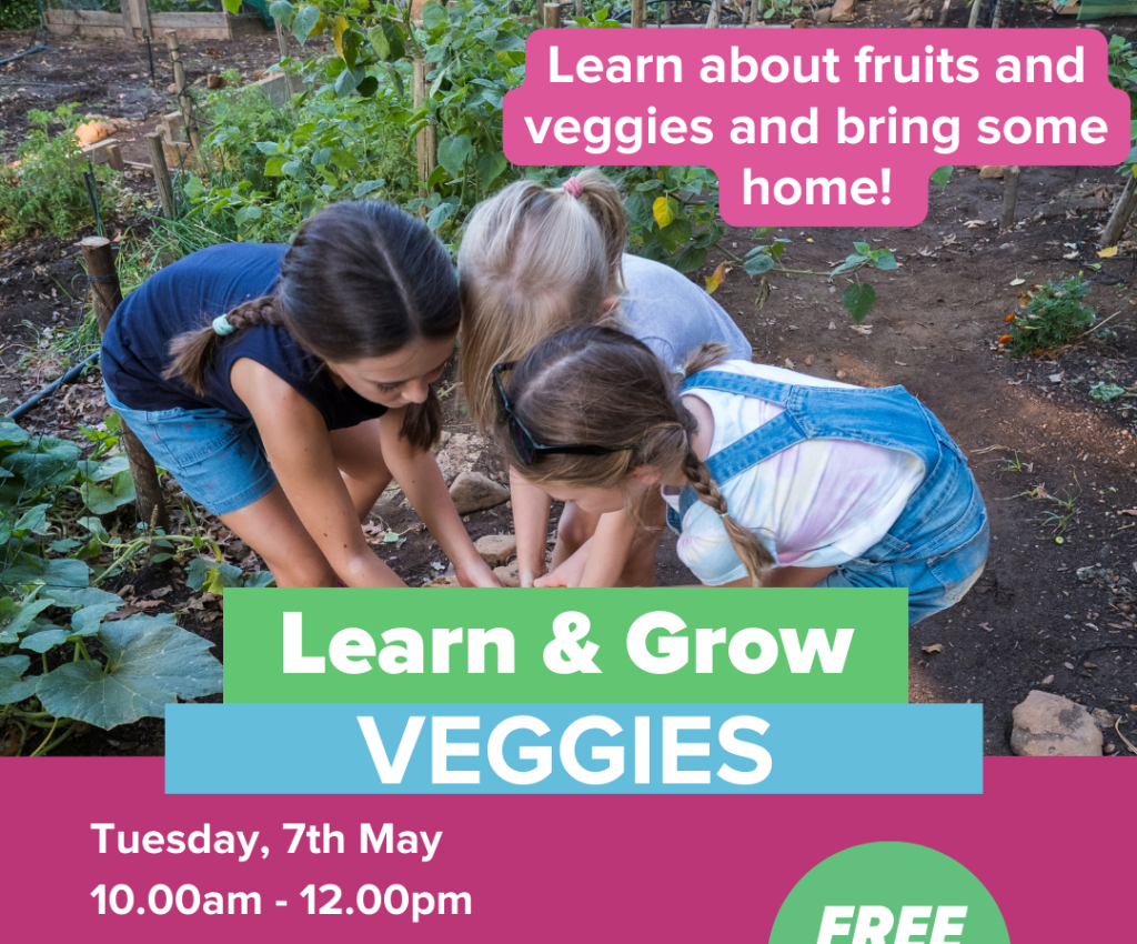 Cover image for event - Learn & Grow - Fruits and Veggie Experience