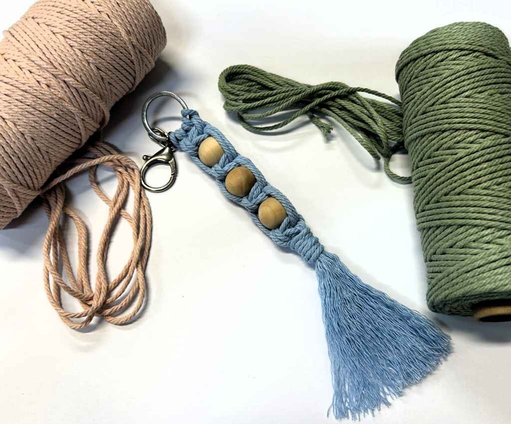 Cover image for event - Macrame Keychain Workshop at Shepparton Library