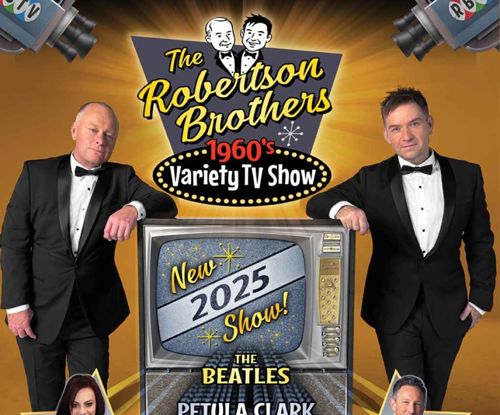 Cover image for event - Line 5 presents The Robertson Brothers 1960's Variety TV Show