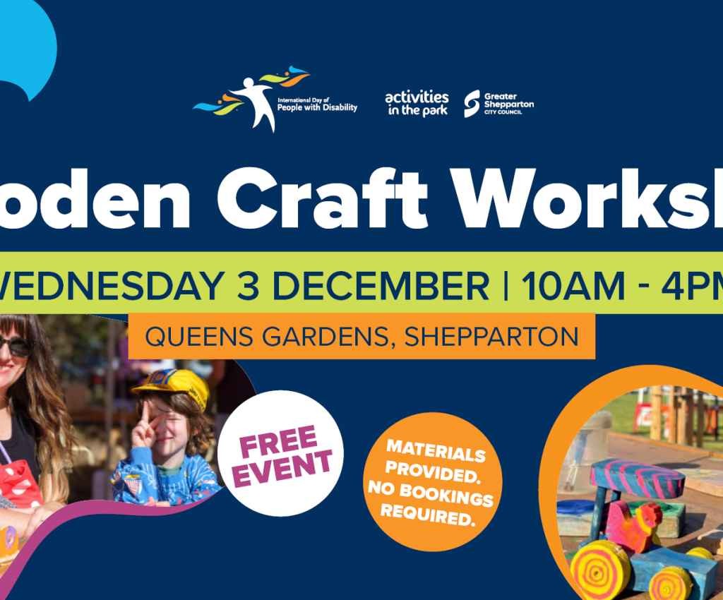Cover image for event - International Day of People with Disability 2025: Wooden Craft Workshop