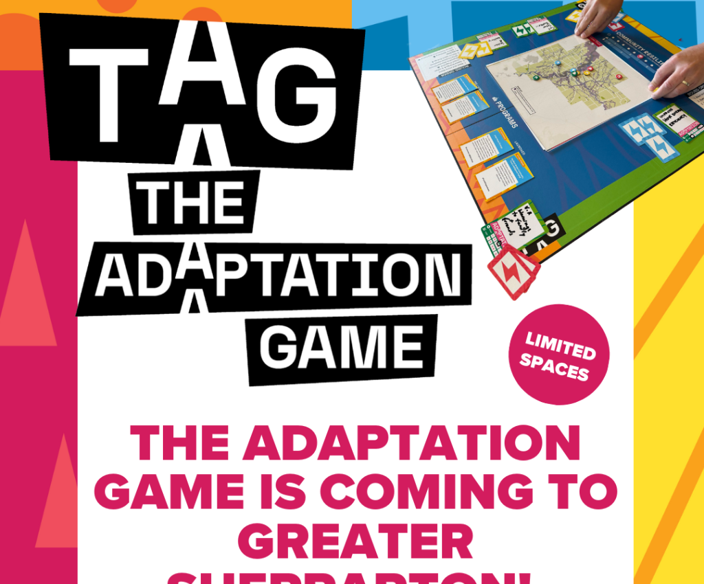 Cover image for event - The Adaptation Game (TAG) training