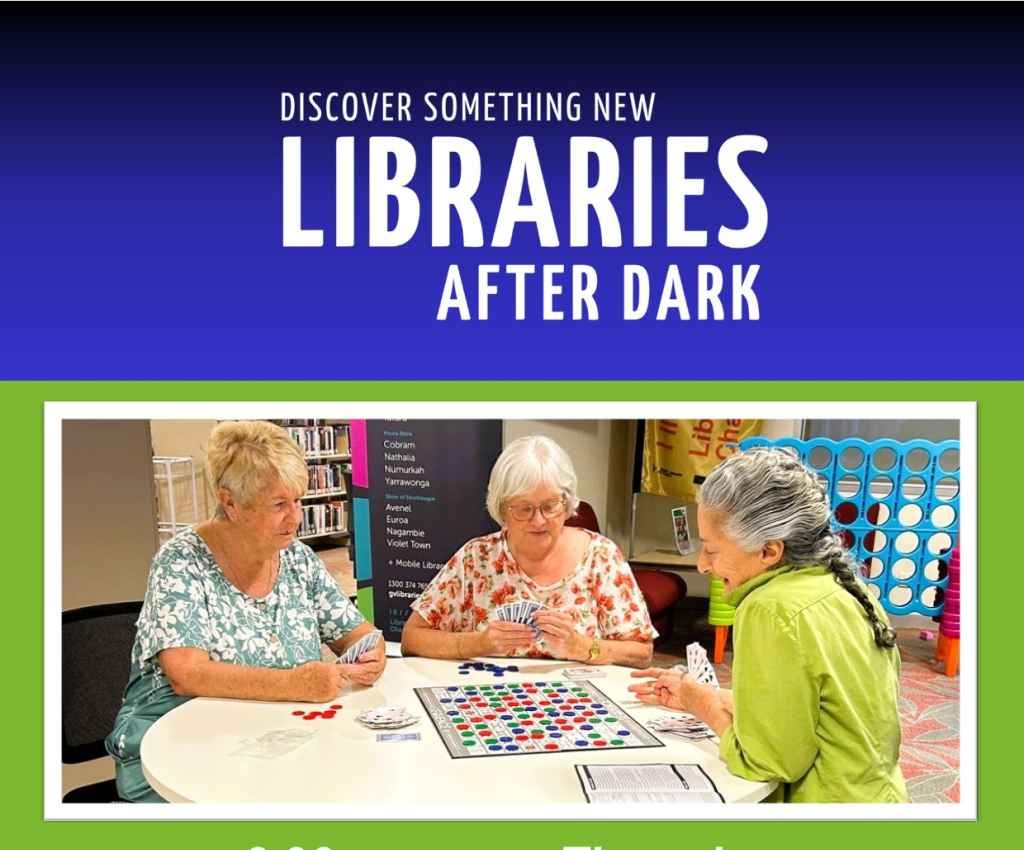 Cover image for event - Libraries After Dark - Board Game Fun at Shepparton Library