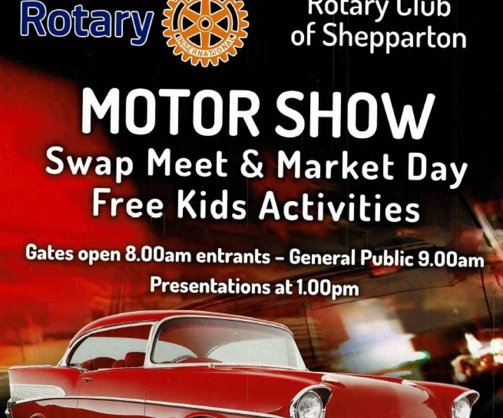 Cover image for event - Rotary Motor Show - Swap Meet & Market Day