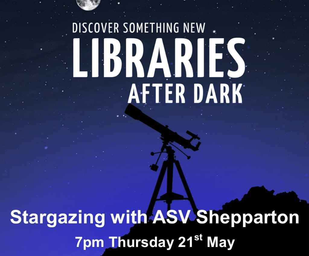 Cover image for event - ASV Shepparton Monthly Meeting & Sidewalk Astronomy at Shepparton Library