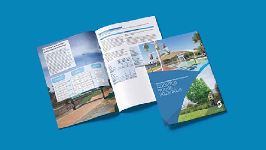 Cover graphic for Have a read of Council's 2025/2026 Budget