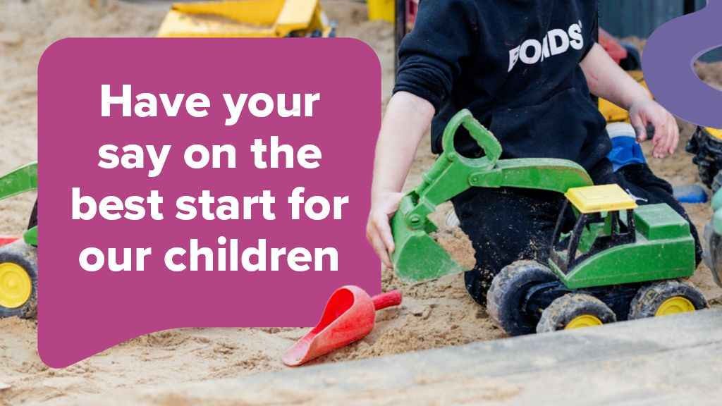 Cover graphic for Draft Best Start Early Years Plan