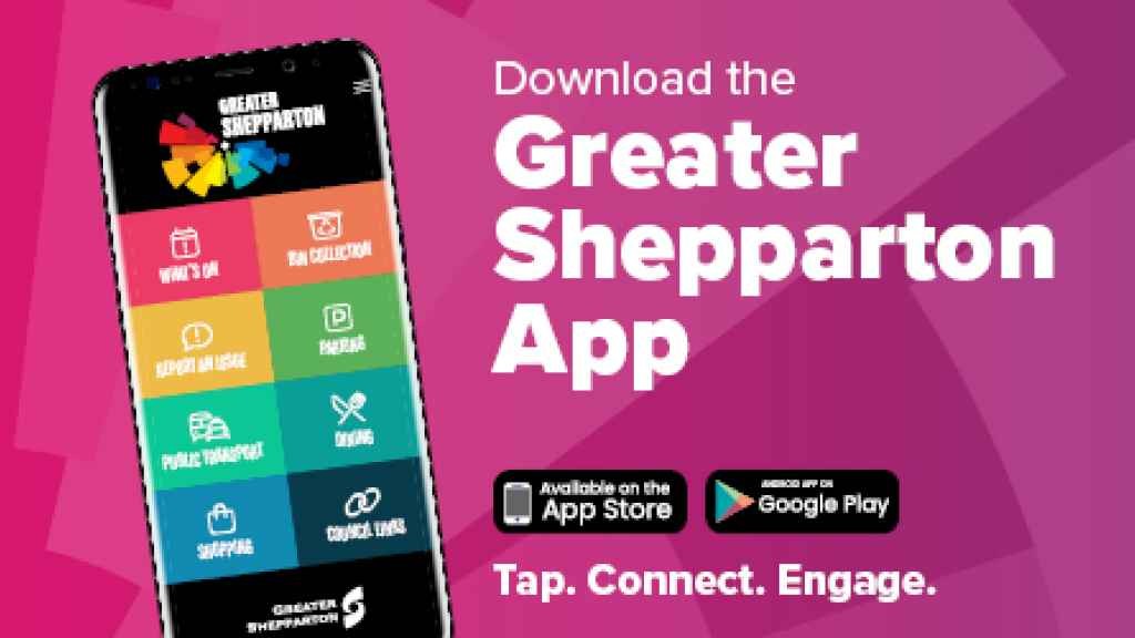 Cover graphic for Greater Shepparton Mobile App - Download Now!