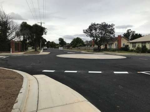 Mooroopna has a new roundabout