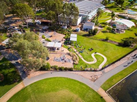 Messy Play - Activities in the Park - Aerial Drone - 20170323 - 0252