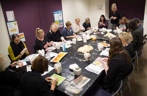 Staff - Kaiela Gallery Turtle Making-8143