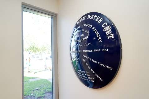 Gifted Furphy Tank End to Council - Attended by Adam Furphy Sam Furphy LINGY HARHANGI March 26 2024 Gifted Furphy Tank End to Council 4 3