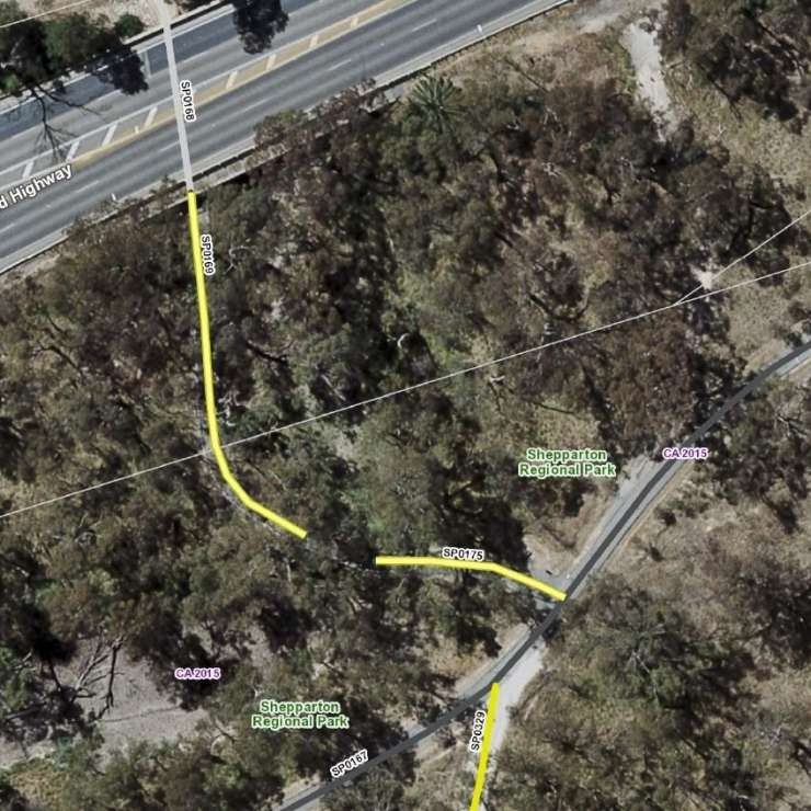 Midland Hwy - path to kidstown under highway page-0001