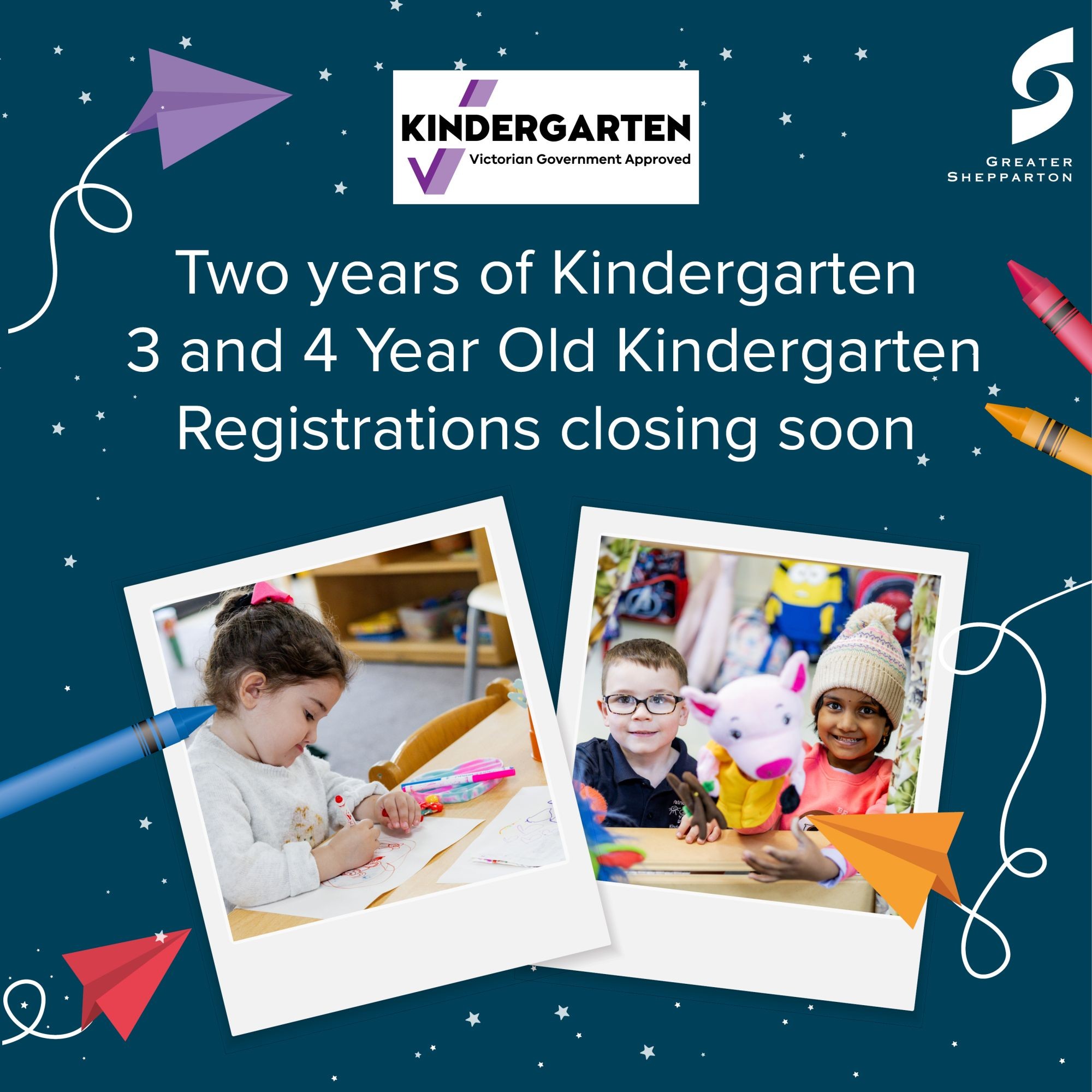 2025 ThreeYearOld and FourYearOld Kindergarten registrations now