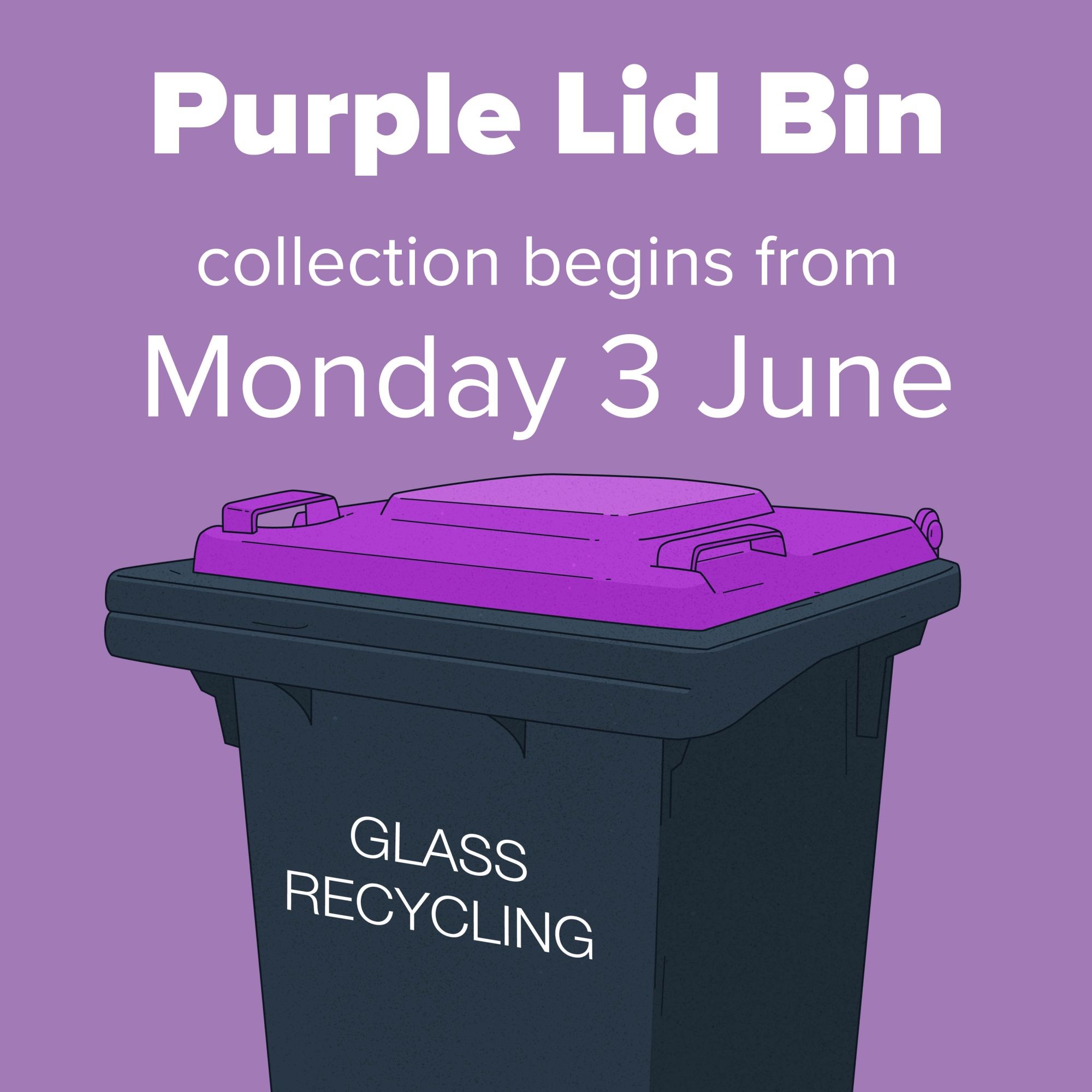 New Purple Lid Bin collection begins Monday Greater Shepparton City