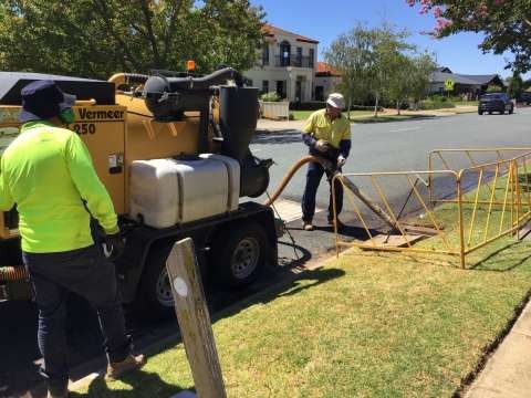 Council's team use advanced equipment to prevent and remove blockages