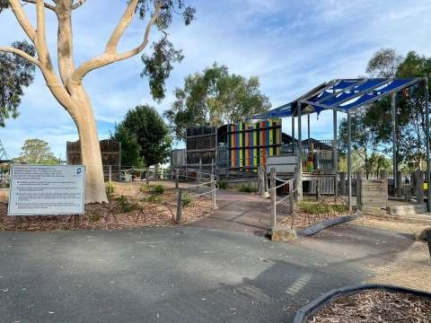 The All Abilities Playground located at Western Park, Victoria Park Lake