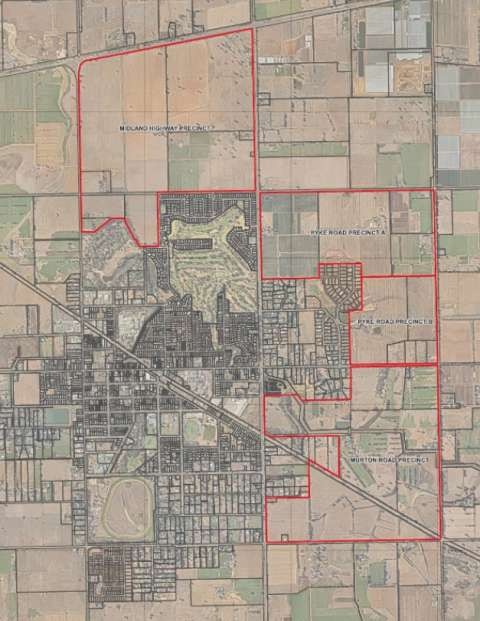 Tatura Precinct Structure Plan Map